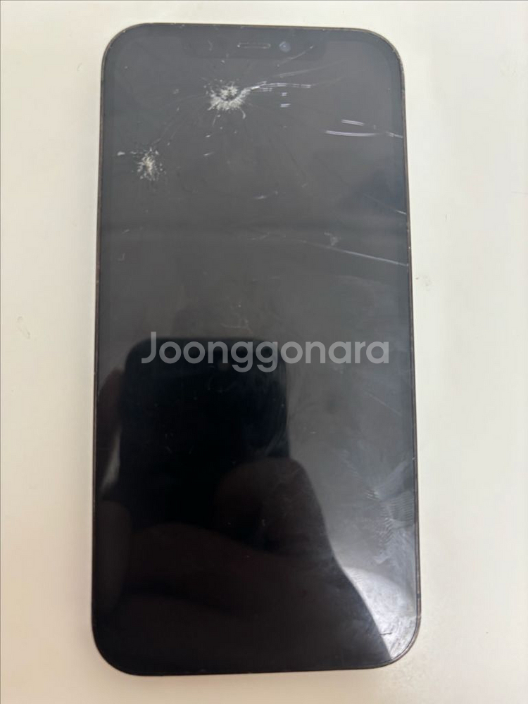 아이폰12 프로 128기가 파손폰--1