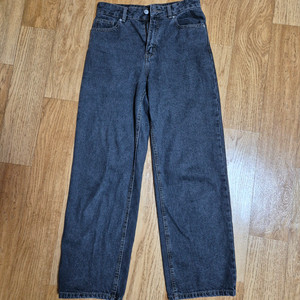 탑텐 와이드 데님 팬츠 블랙 26