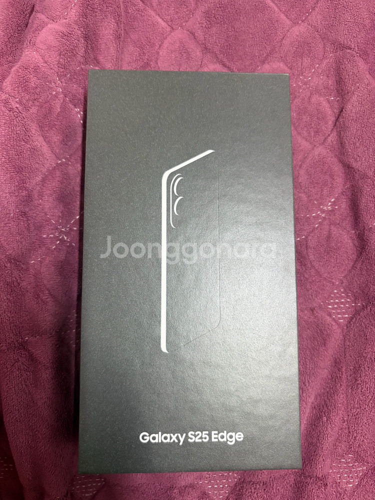 갤럭시 S25 엣지 512 미개봉 블랙--0