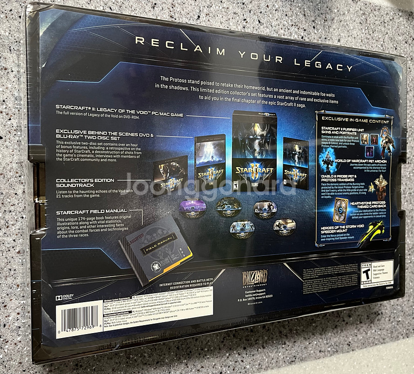 스타크래프트2 공허의 유산 소장판--1