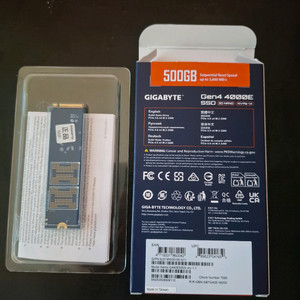 기가바이트 Gen4 4000E 500GB SSD m.2