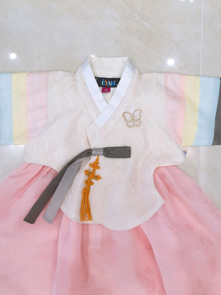 당의 여아 한복 8호--1