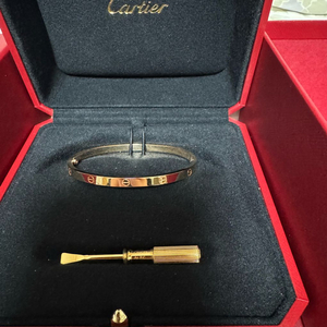 까르띠에 러브 팔찌 sm 로즈골드 16호