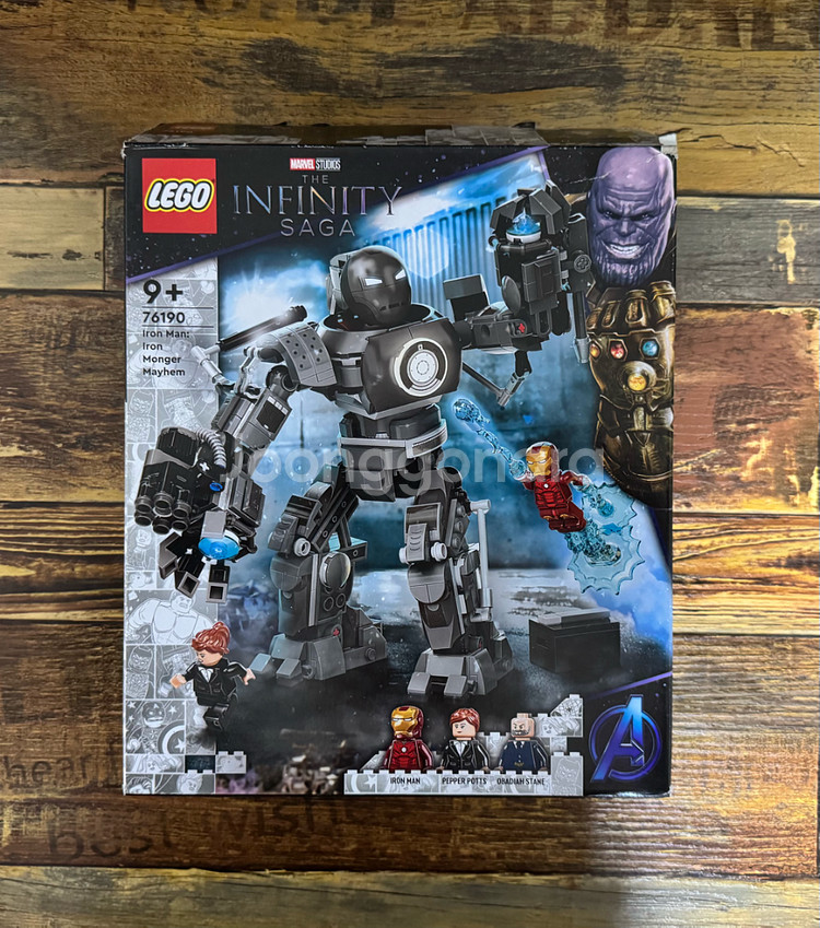 레고 인피니티사가 시리즈 아이언맨 아이언 몽거 대소동등 (76190) 판매해요.--1