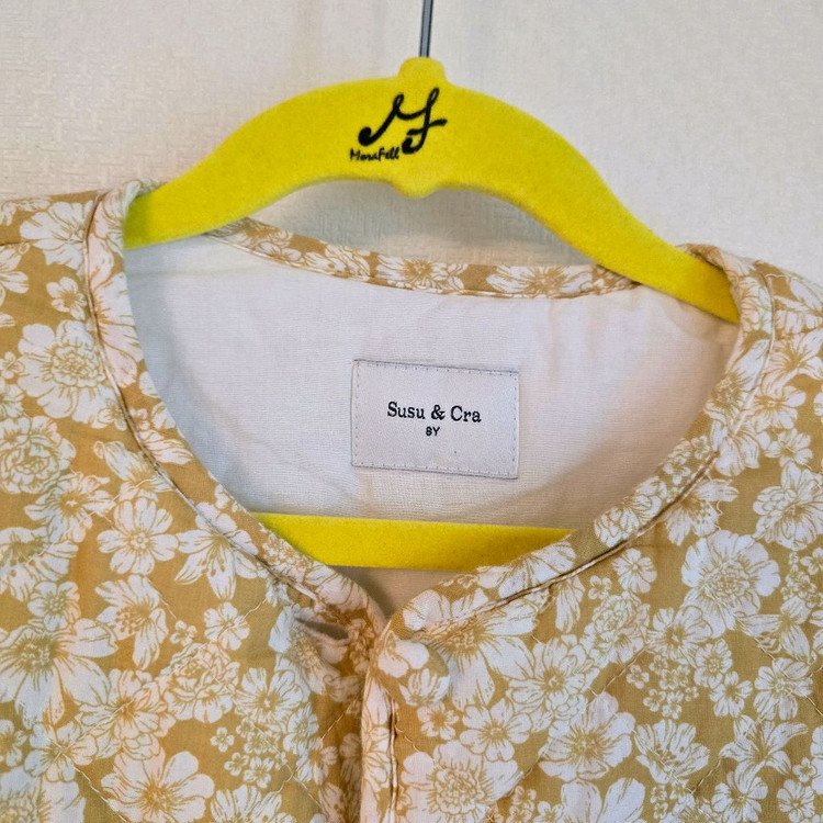 슈슈앤크라 퀼팅 자켓 8y--4