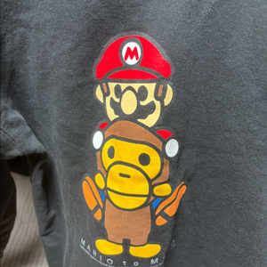 베이프X마리오 맨투맨