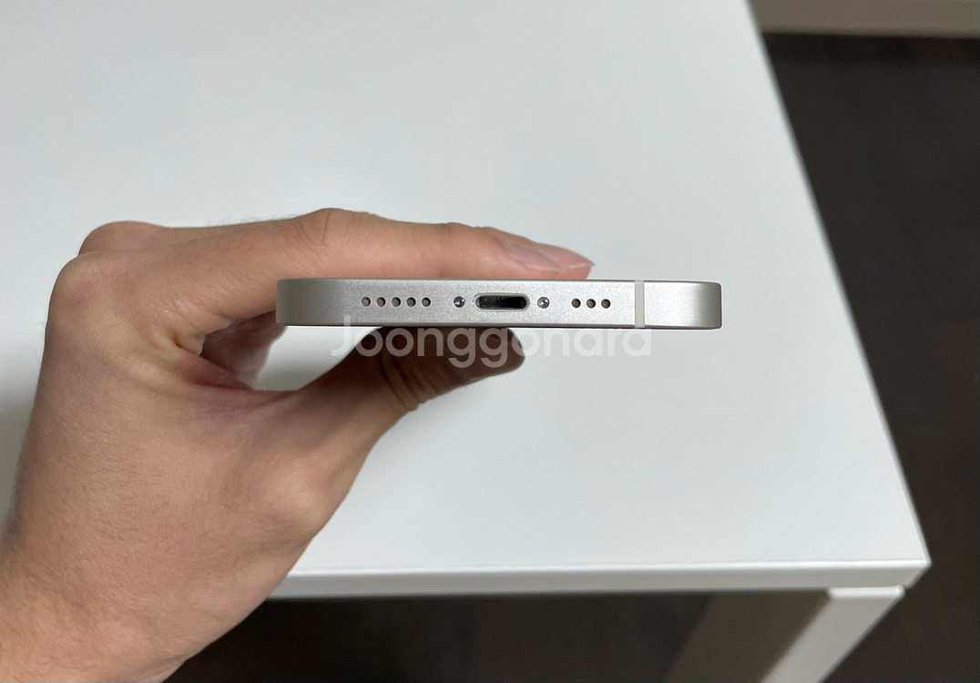 [배터리 93%] 아이폰12 화이트 128GB 풀박스--5