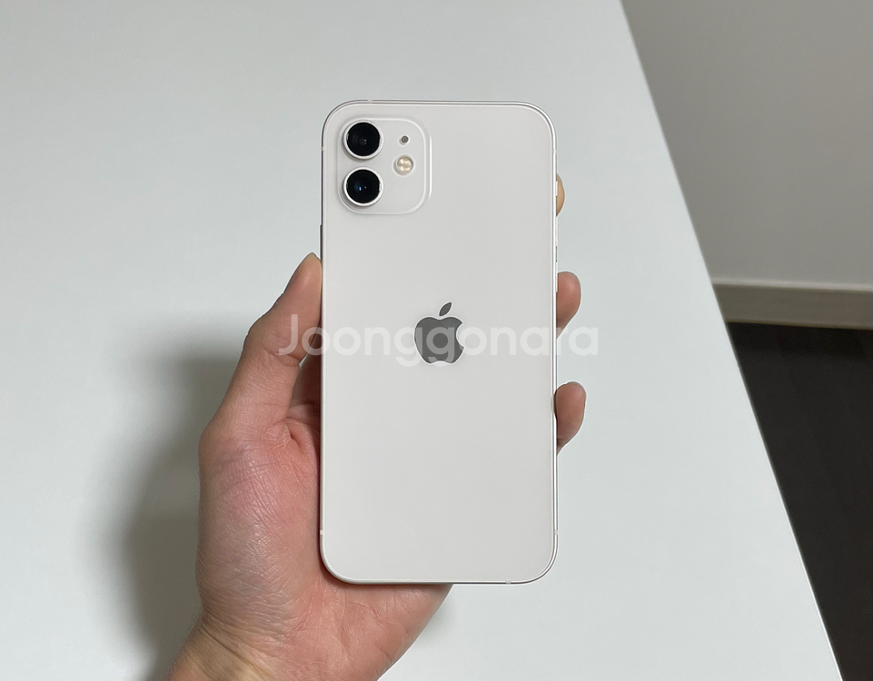 [배터리 93%] 아이폰12 화이트 128GB 풀박스--9