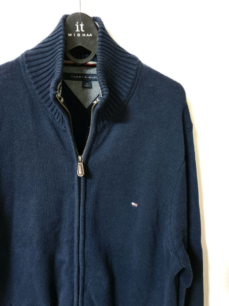 남 상태우수 타미힐피거 니트 가디건 집업ㅡL (100)--1