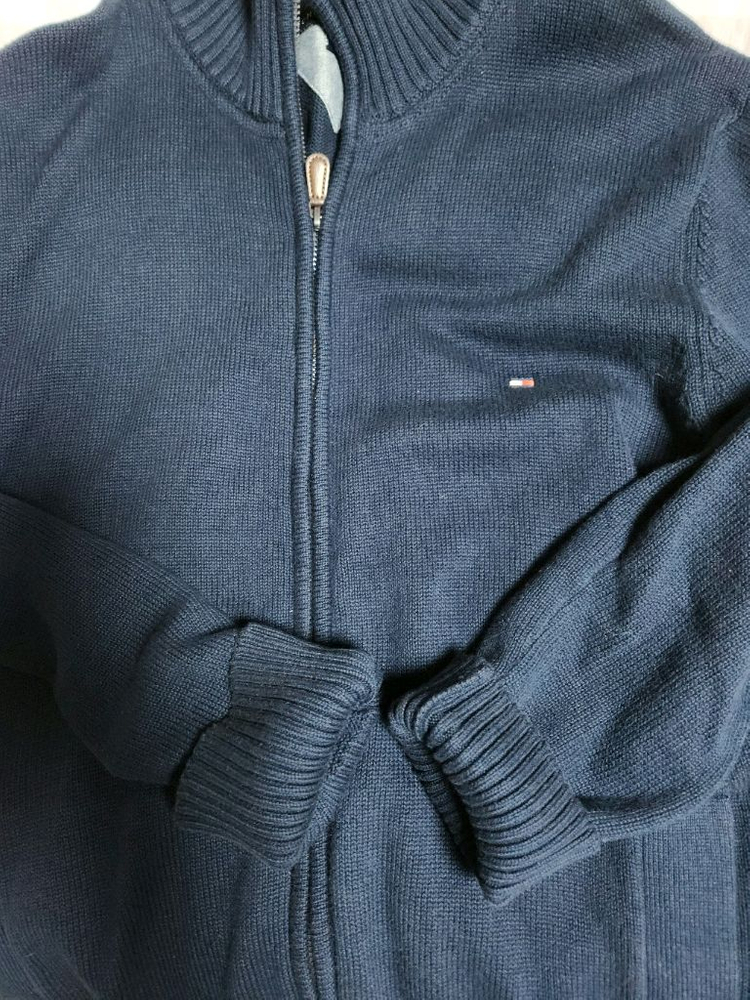 남 상태우수 타미힐피거 니트 가디건 집업ㅡL (100)--3