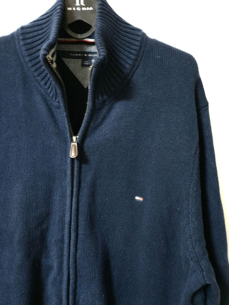남 상태우수 타미힐피거 니트 가디건 집업ㅡL (100)--5