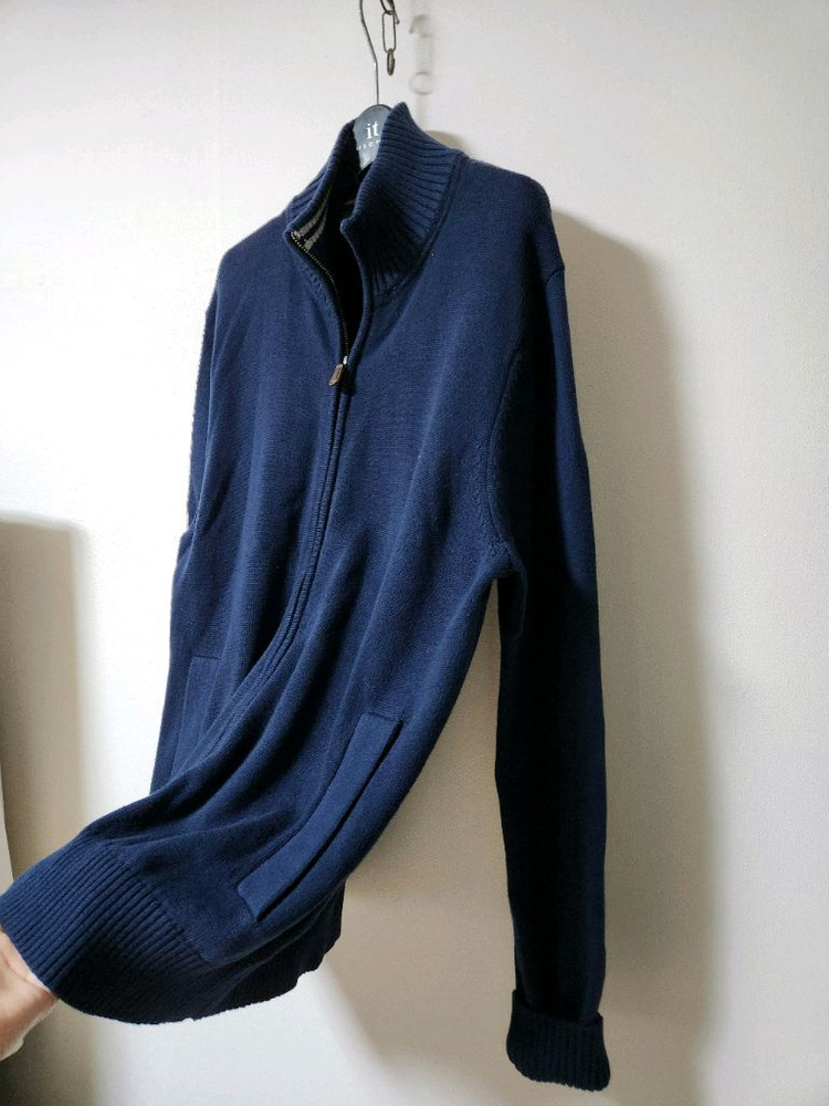 남 상태우수 타미힐피거 니트 가디건 집업ㅡL (100)--2