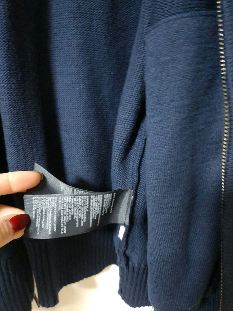 남 상태우수 타미힐피거 니트 가디건 집업ㅡL (100)--7