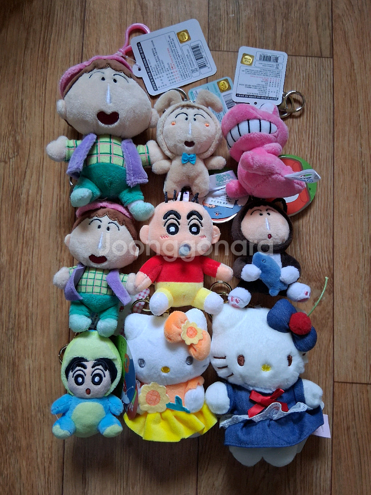 맹구 모자중형인형1개.키링2개.일괄--0