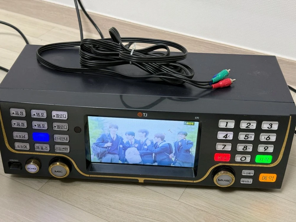 코인노래방 TJ 중고 반주기 S70L 2025년11월 업데이트완료+전선+마이크커버 서비스 - 안심되는 중고거래