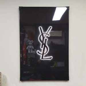 ysl 입생로랑 생로랑 로고 대형 그림 액자 팝아트 인테리어소품 인테리어액자 명품그림 가방 지갑 아트 스카프