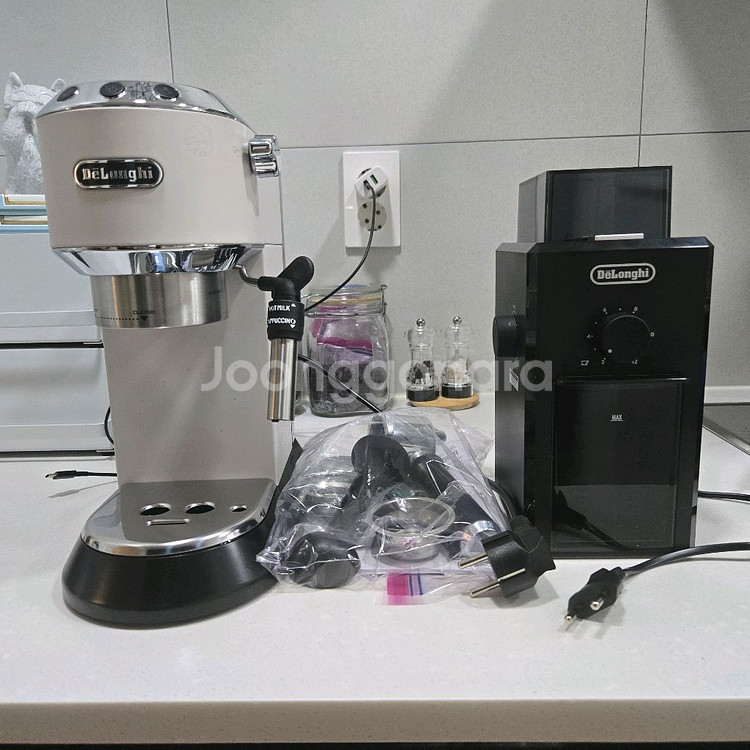 에스프레소 커피머신 + 그라인더 세트--2