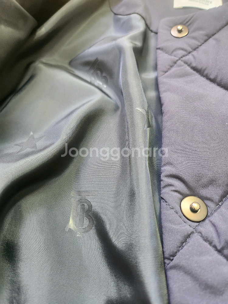 정품.시착만) 버버리키즈14y 롱패딩(성인44가능)--7