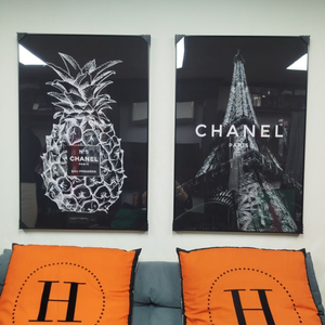샤넬그림 샤넬액자 샤넬 에펠탑 파리 과일 로고 대형 그림 액자 팝아트 인테리어소품 인테리어액자 명품그림 가방 지갑