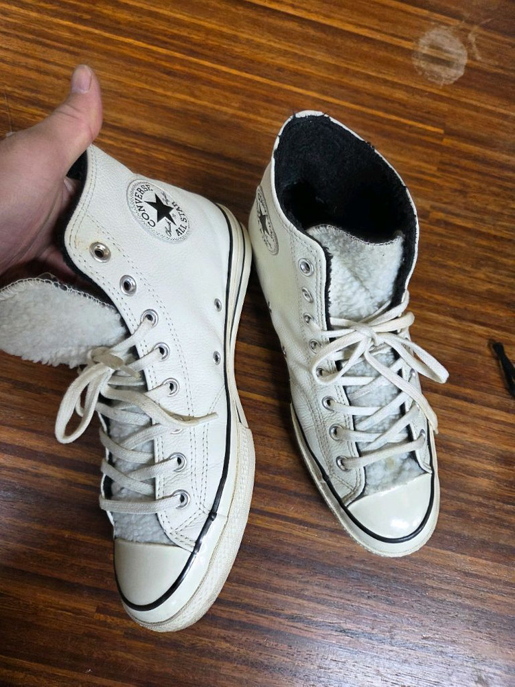 컨버스 척테일러 윈터 안감양털 레더 하이 280 이미지