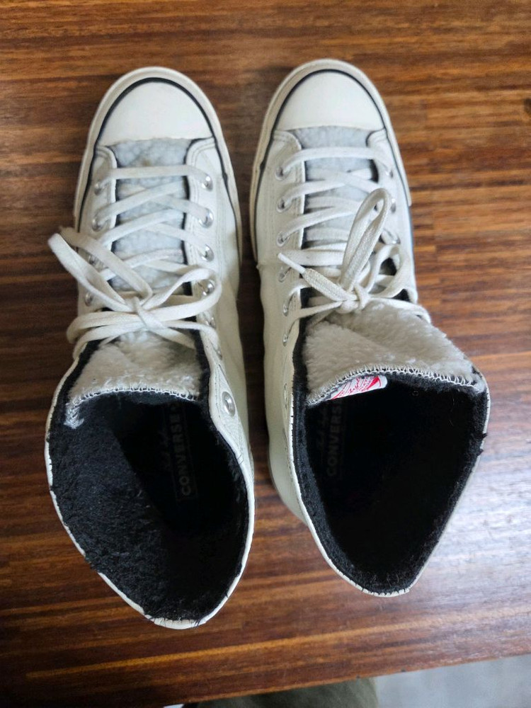 컨버스 척테일러 윈터 안감양털 레더 하이 280 이미지