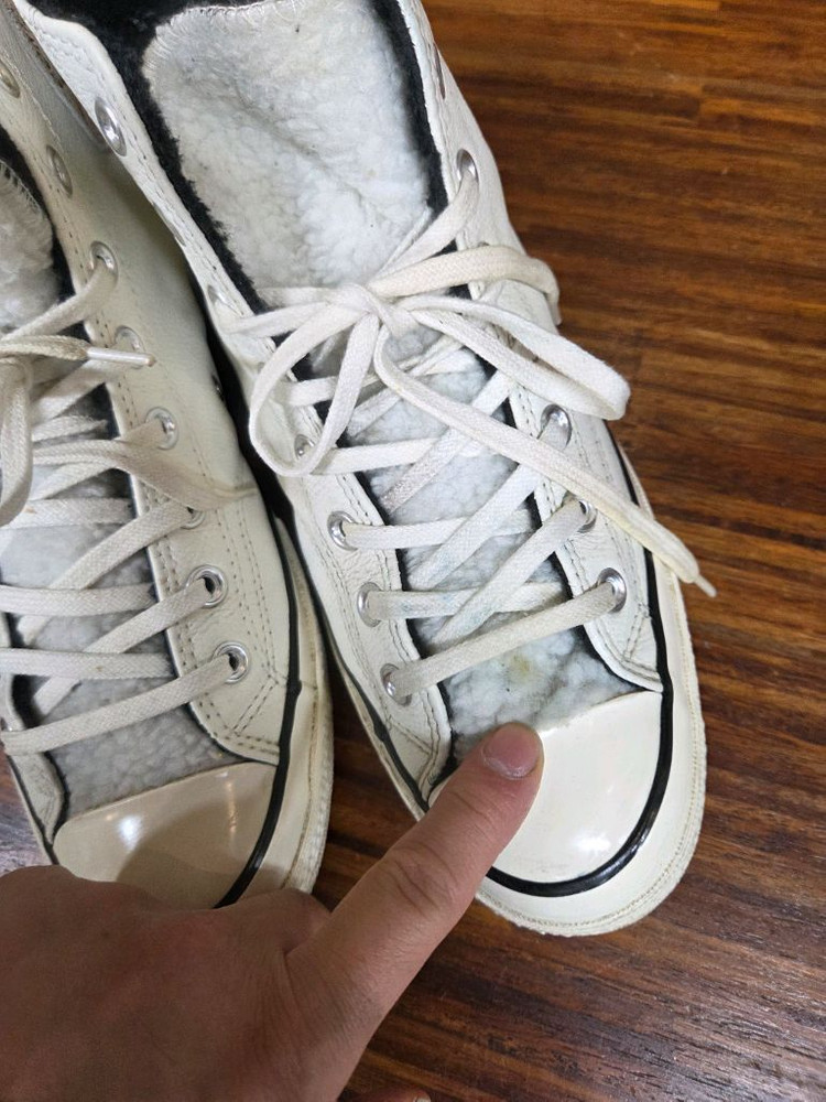 컨버스 척테일러 윈터 안감양털 레더 하이 280 이미지