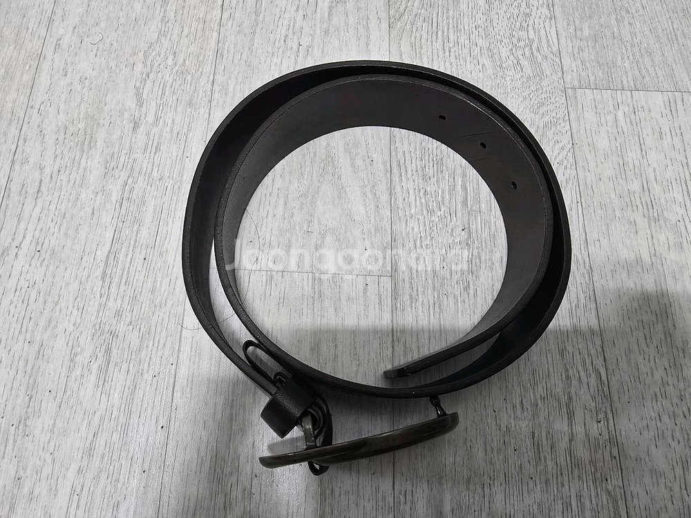 (정품) 구찌 GG 버클 벨트 80사이즈 (명품 가죽 남자 허리띠)--2