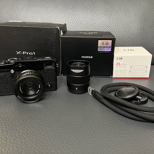 후지필름 X-Pro1 카메라 + 35.2 + 25.8 렌즈 풀박스
