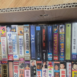 옛날 카세트 테이프 167개 일괄