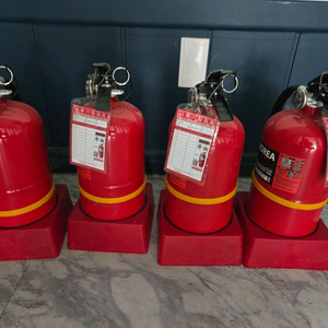 국가검정품 ABC 분말소화기 3.3kg 받침대 세트 4개 가정용 업소용