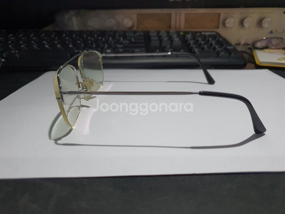 Sol-Amor 빈티지 반무테 안경테 프랑스 레트로--5