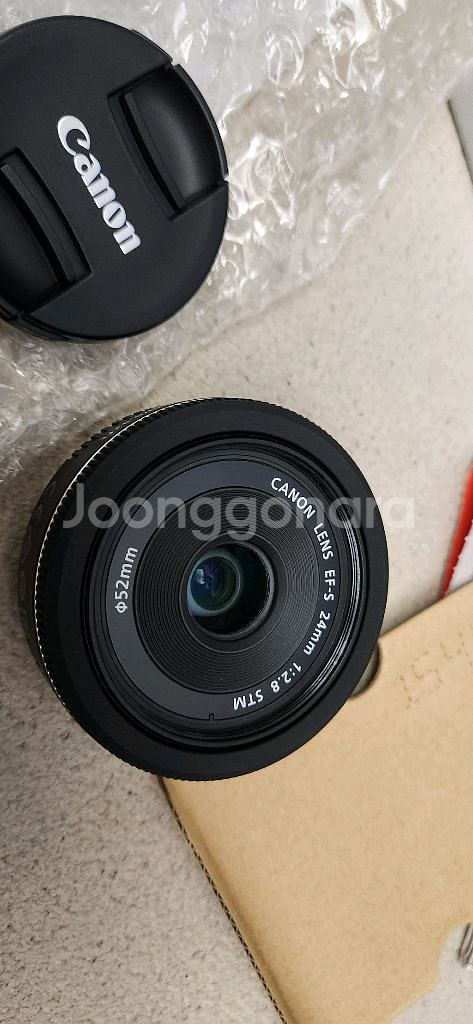 캐논 EF-S 24mm f2.8 STM 팬케익 렌즈 팝니다--2