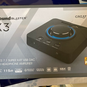 SoundBlaster X3 DAC 앰프