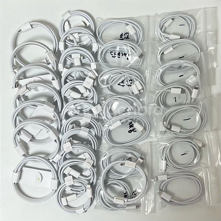 애플 정품 라이트닝 8핀 충전기 케이블 c to 8핀--0