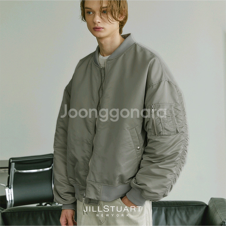 질스튜어트뉴욕 MA-1 미들레이어 양면 패딩 점퍼 극미중고--9