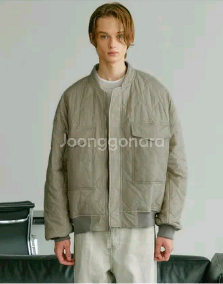 질스튜어트뉴욕 MA-1 미들레이어 양면 패딩 점퍼 극미중고--8