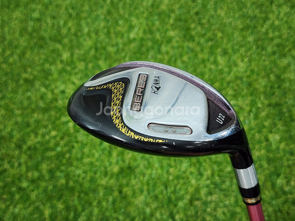 여성용 2스타 혼마뉴베레스 4번 22도 L 정품 유틸리티--1