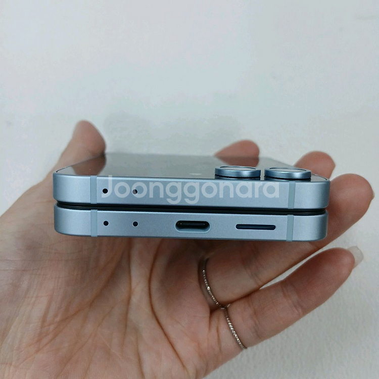 단순개봉 새상품 자급제 갤럭시Z플립6 256기가 블루 공기계중고폰알뜰폰서브폰효도폰--4