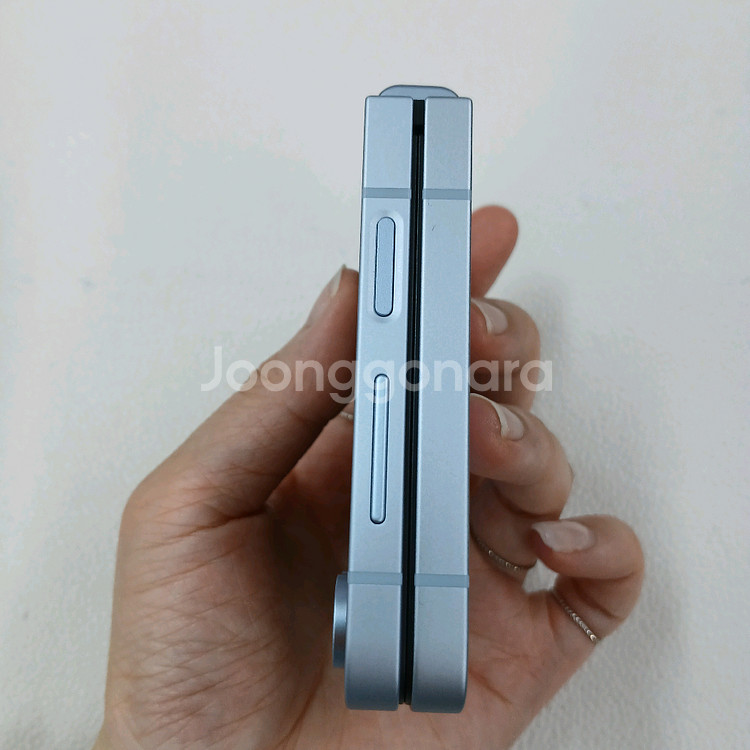 단순개봉 새상품 자급제 갤럭시Z플립6 256기가 블루 공기계중고폰알뜰폰서브폰효도폰--6