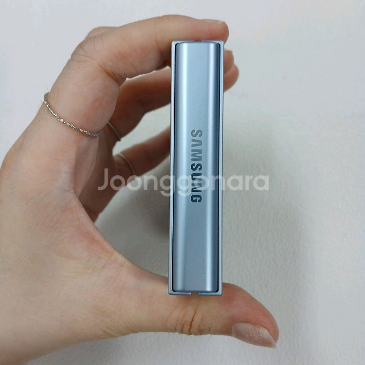 단순개봉 새상품 자급제 갤럭시Z플립6 256기가 블루 공기계중고폰알뜰폰서브폰효도폰--5