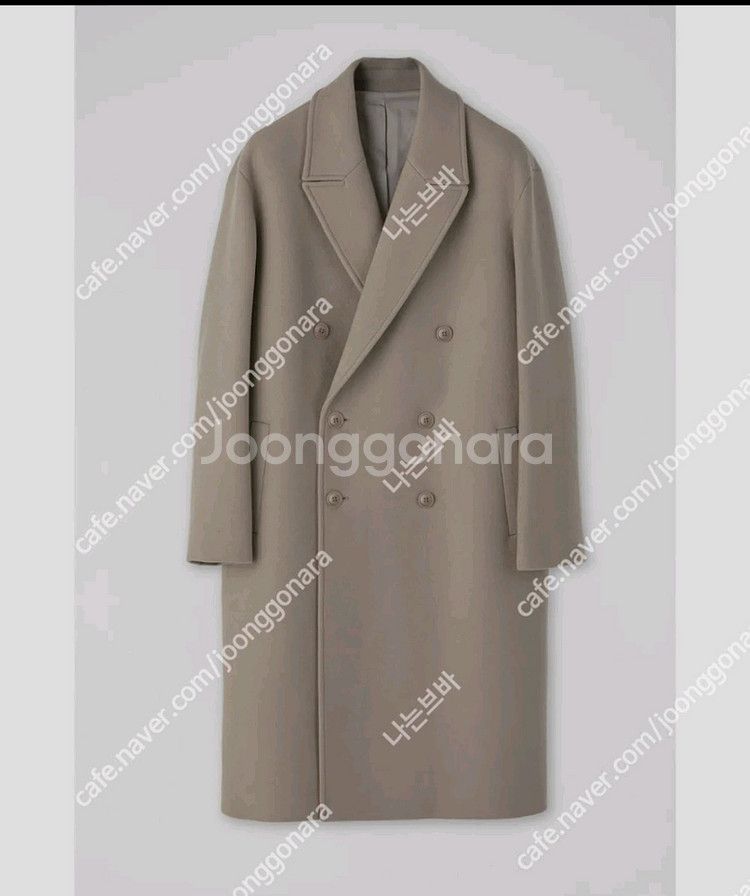 쿠어 coor MTR 오버핏 더블 롱 코트 L (모카)--0