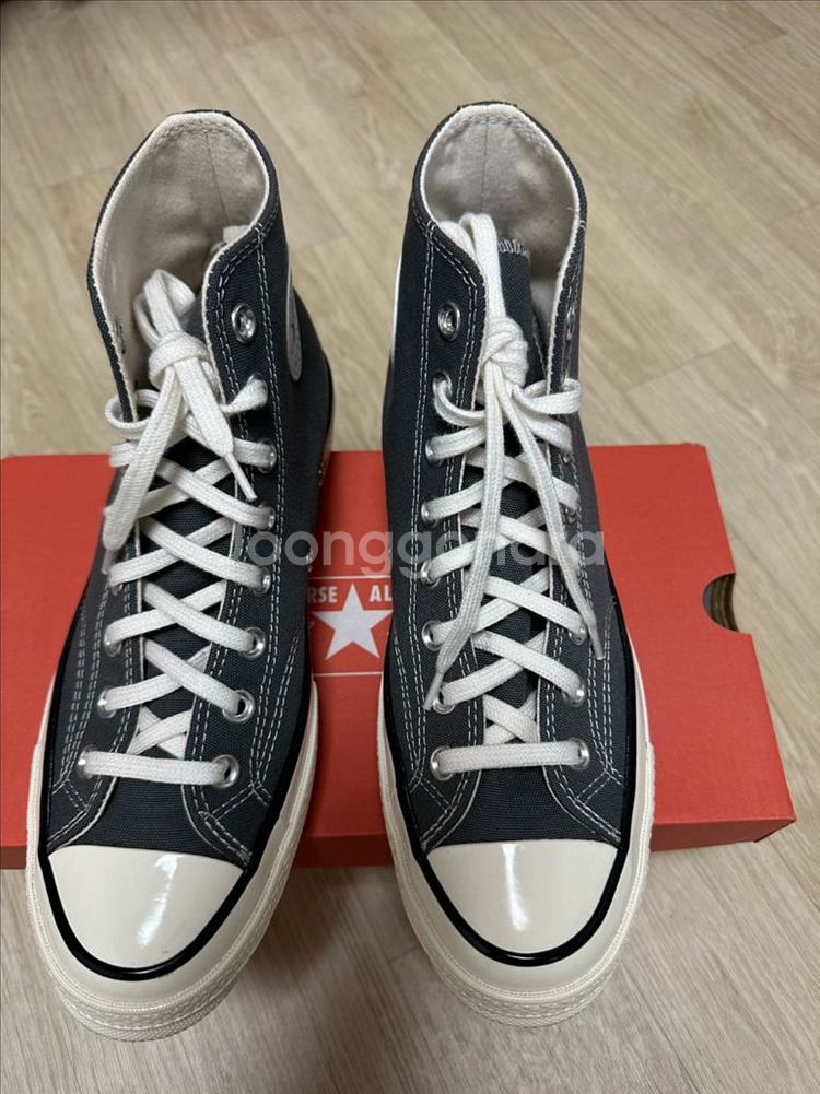 컨버스 척70 하이 아이언그레이 260사이즈 판매--0