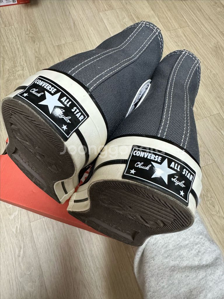 컨버스 척70 하이 아이언그레이 260사이즈 판매--2