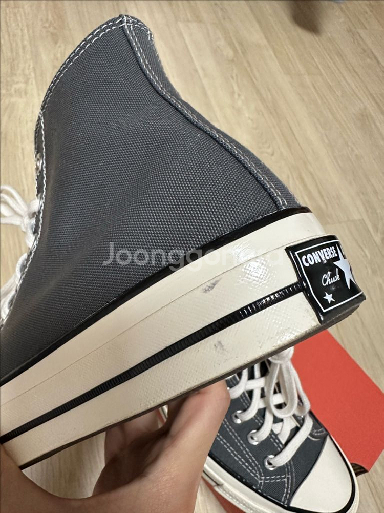 컨버스 척70 하이 아이언그레이 260사이즈 판매--4
