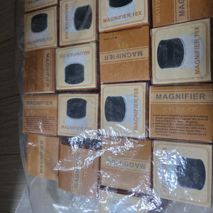 10배 확대경 세트.루페.돋보기.21개.새것