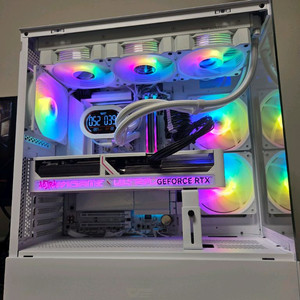 9950x3d, b850 wifi7, rtx5080 화이트 본체