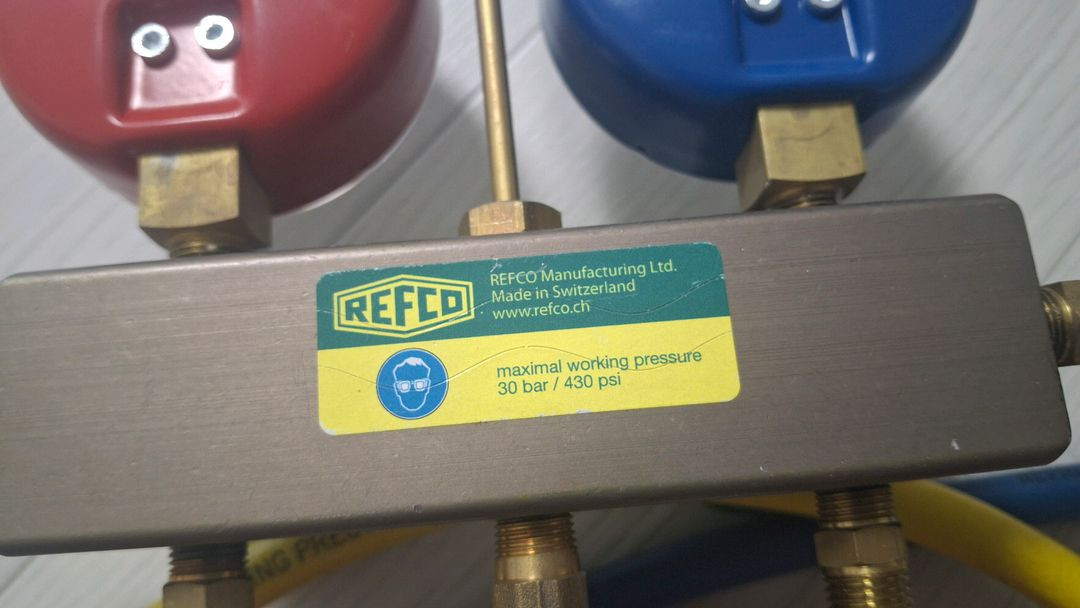스위스 REFCO 레프포 냉매 압력게이지 세트 이미지