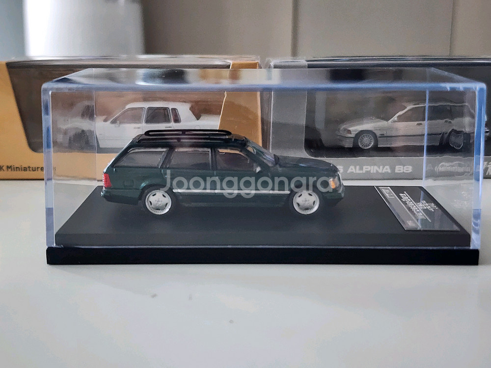 1:64 Mortal 벤츠 S124 그린 한정판 다이캐스트--3