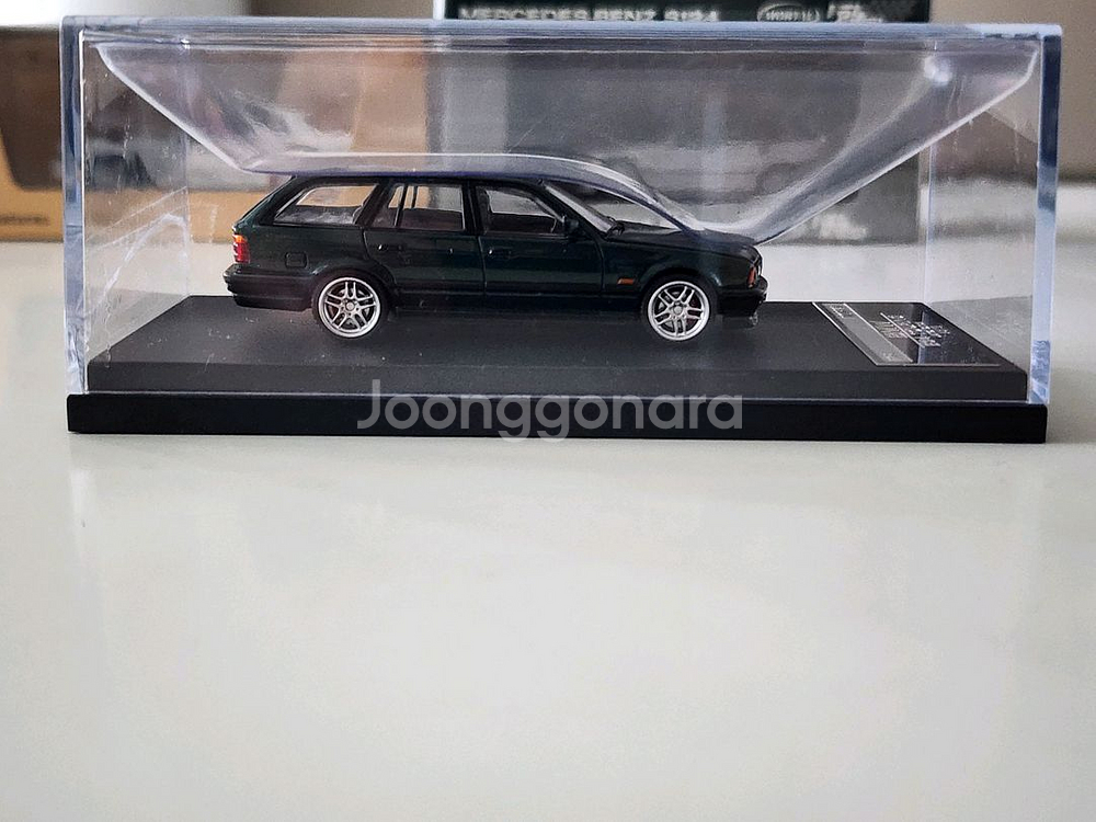 1:64 Mortal BMW 5시리즈 E34 알피나 그린--2