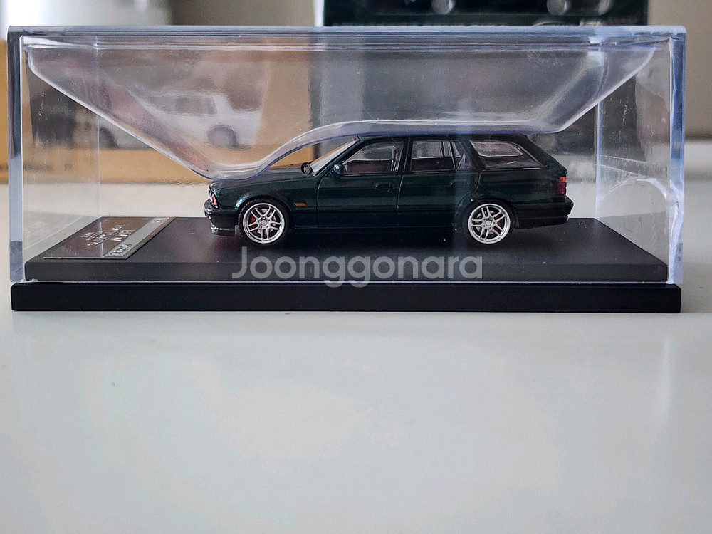 1:64 Mortal BMW 5시리즈 E34 알피나 그린--1